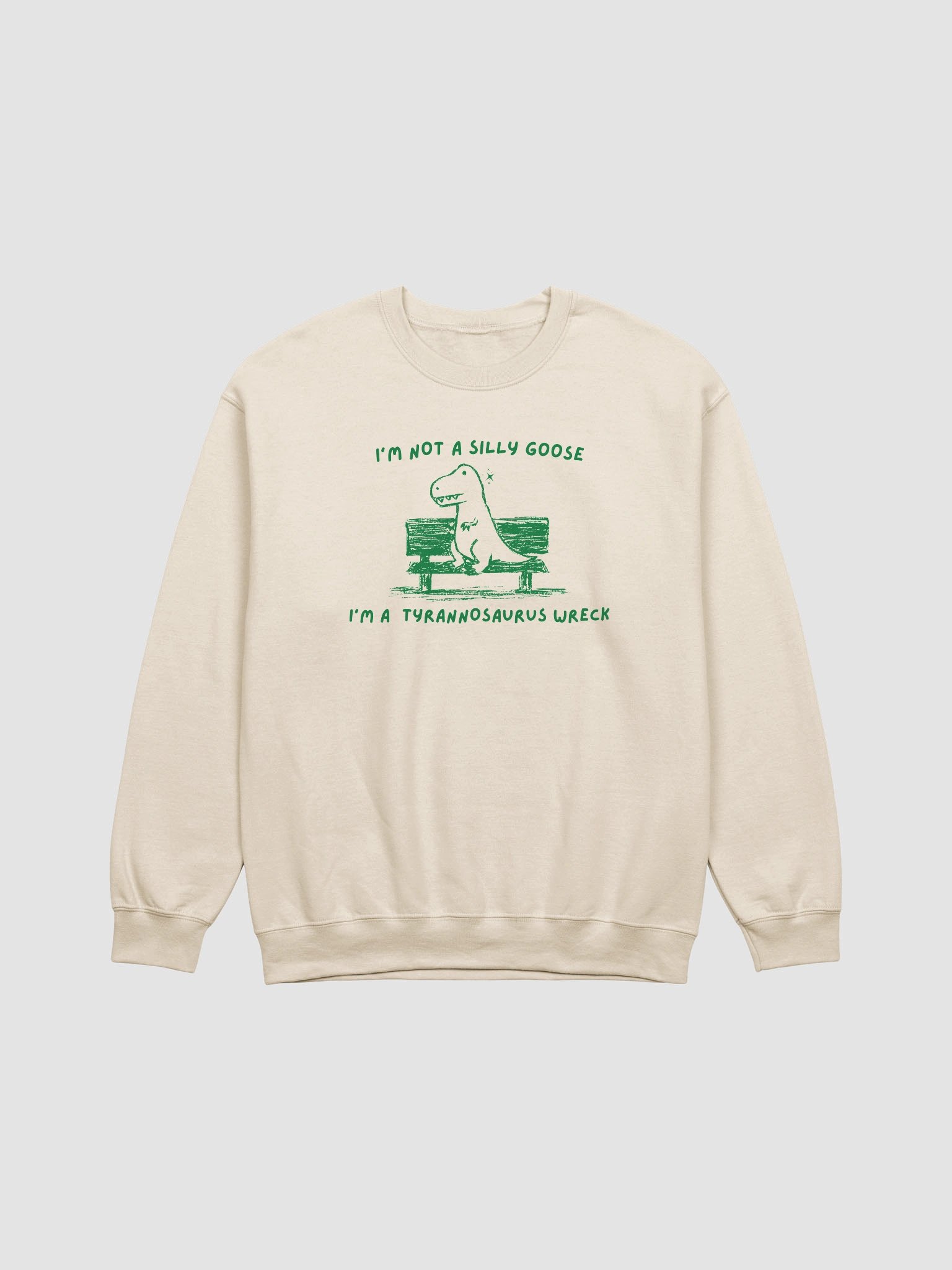 Tyrannosaurus wreck Crewneck product image (1)