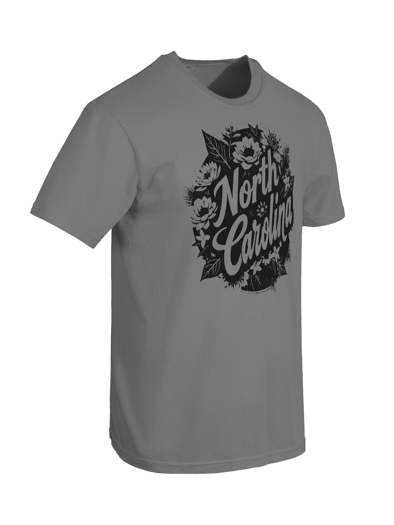 North Carolina Floral T-Shirt | Vintage State Pride Graphic Tee product image (12)