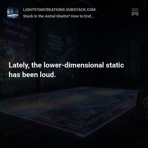 ⚡ THE OLD MANIFESTING MAP IS OFFLINE.

I’ve watched brilliant, high-voltage Starseeds (including me) hit the wall. You have t...