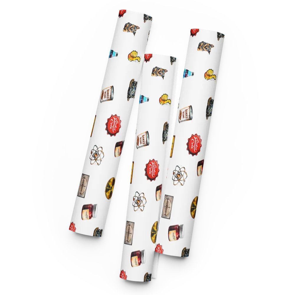 Wasteland-Inspired Wrapping Paper Set #fallout product image (5)