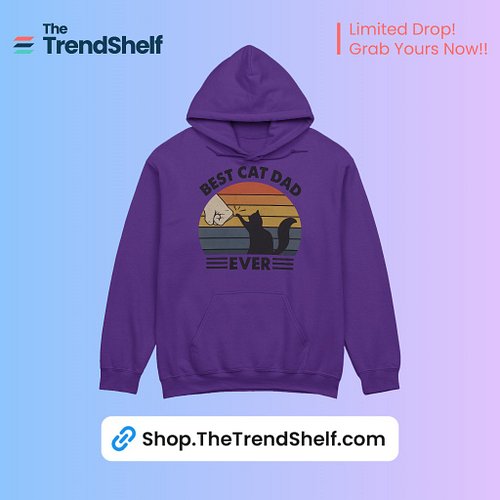 Calling all proud cat dads 🐾💜 This hoodie was made for YOU. Snag the purr-fect fit before it’s gone!
Limited drop. No restock...