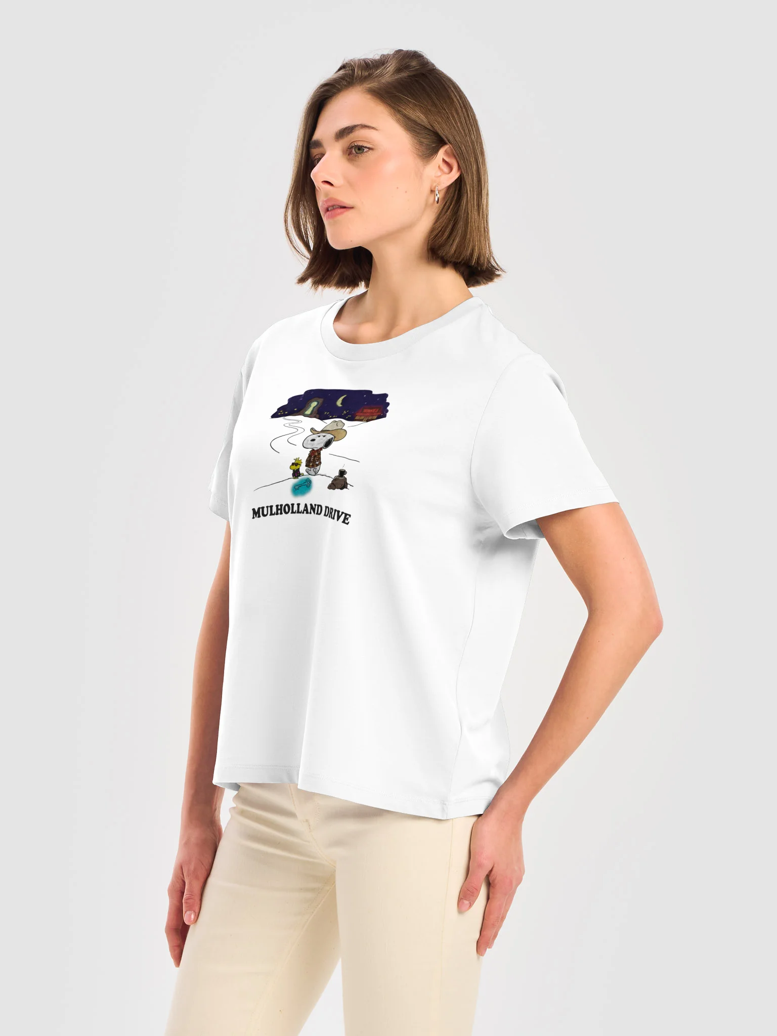 Vintage Snoopy 'Mulholland Drive' Parody Tee product image (8)