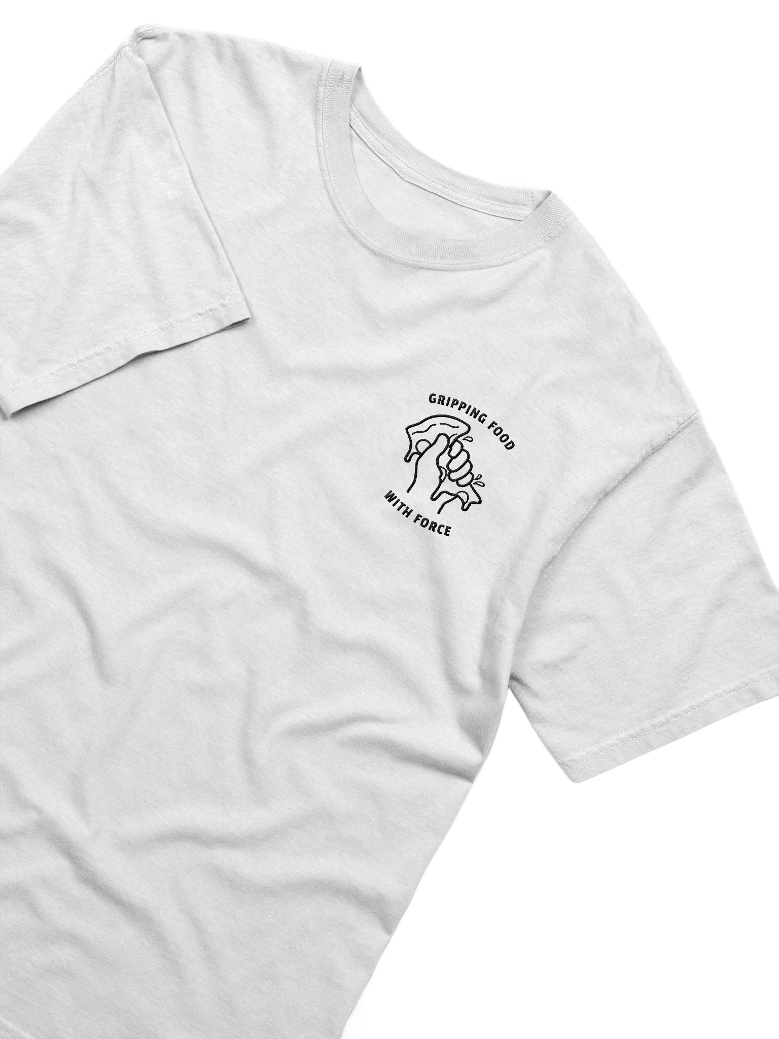 The Pizza Grip Tee (White) product image (3)