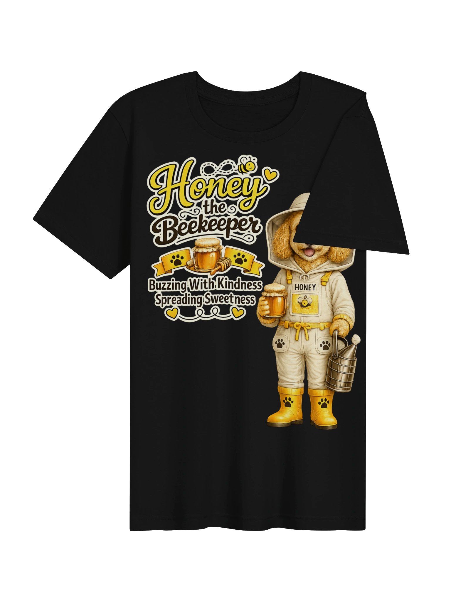 Honey the Beekeeper Dog Adult Tee product image (32)