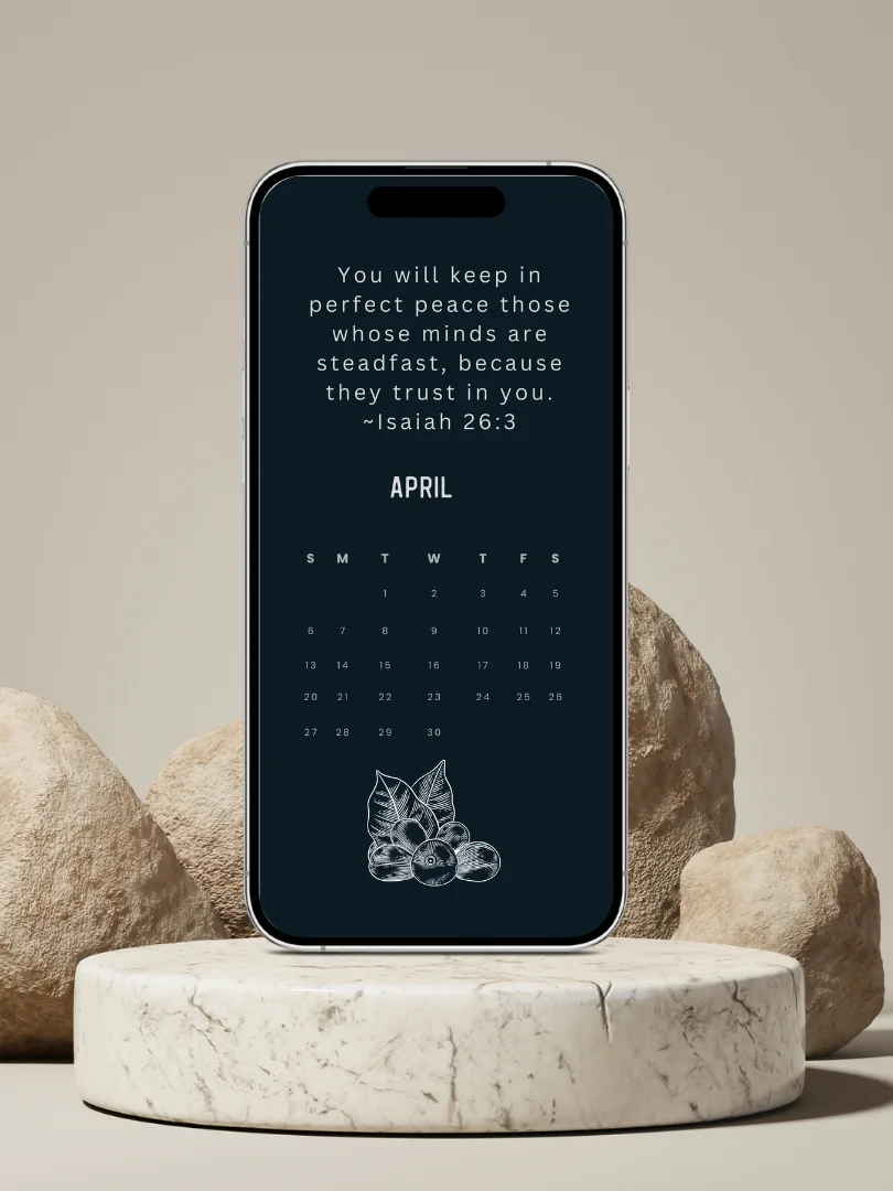 Verses of Peace 2025 Phone Calendar product image (3)