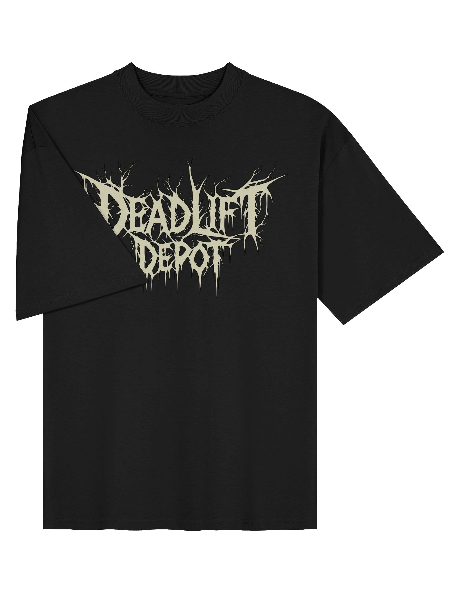 The Vanity Tee | Toxic Positivity | Oversized "Love Thyself" Heavyweight T-Shirt | Deadlift Depot product image (3)