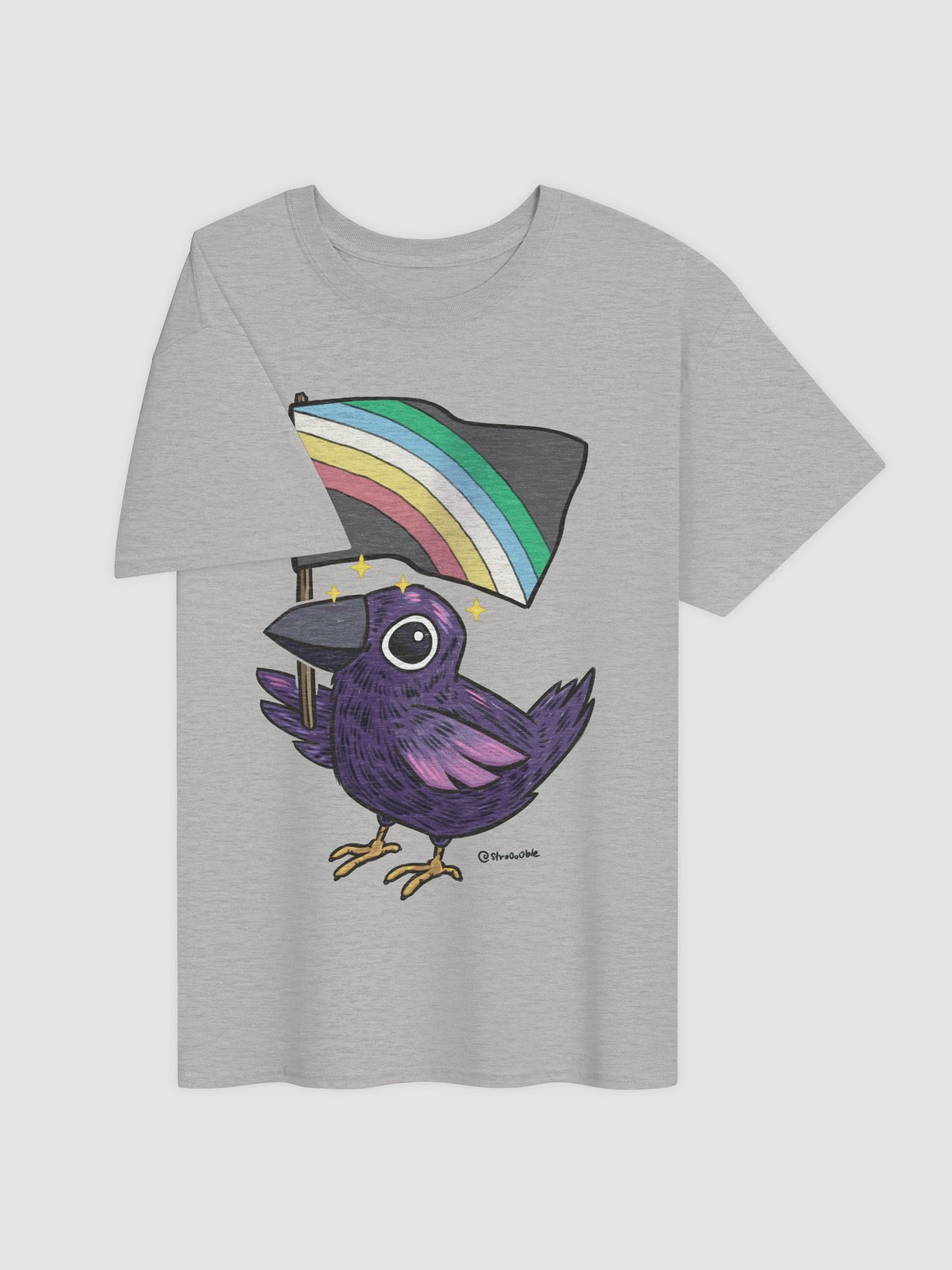 t-shirt : crow pride - disability product image (2)