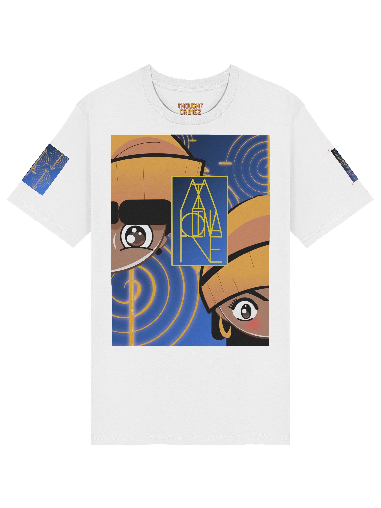 Pixelated Revolution Water Element Organic Tee product image (5)