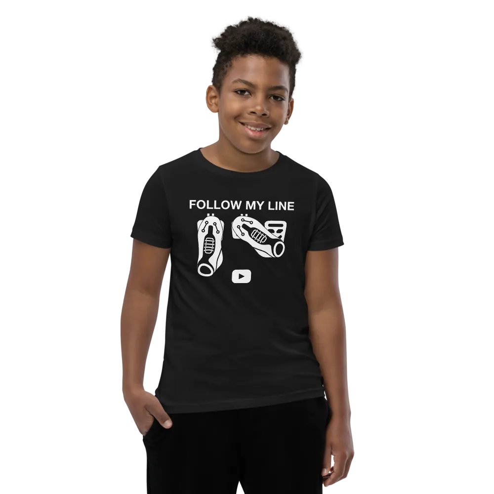 Follow My Line Youth Logo T-Shirt product image (7)