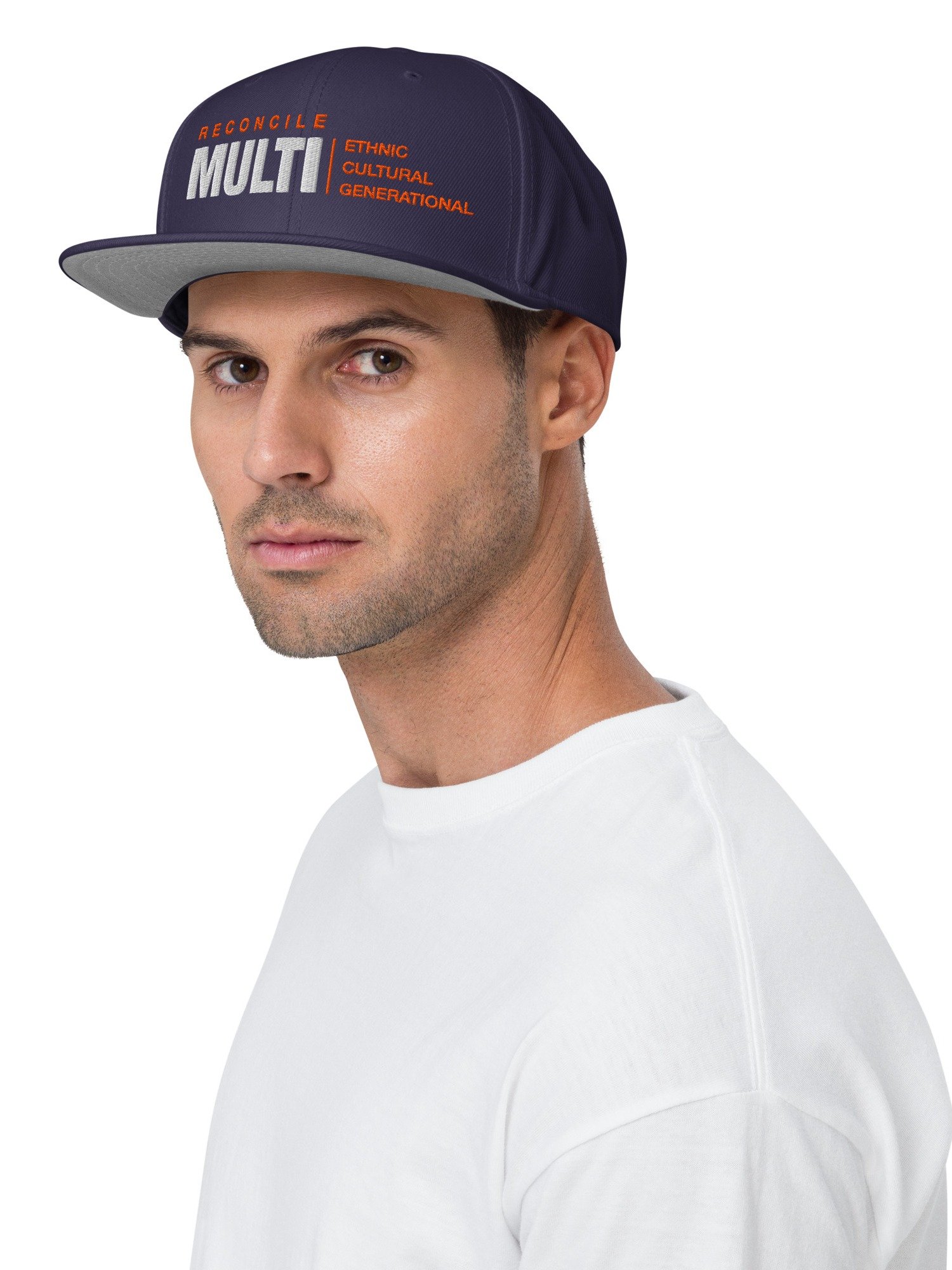 RCC Multi Hat 6 Panel Flat Bill Front/Back product image (1)