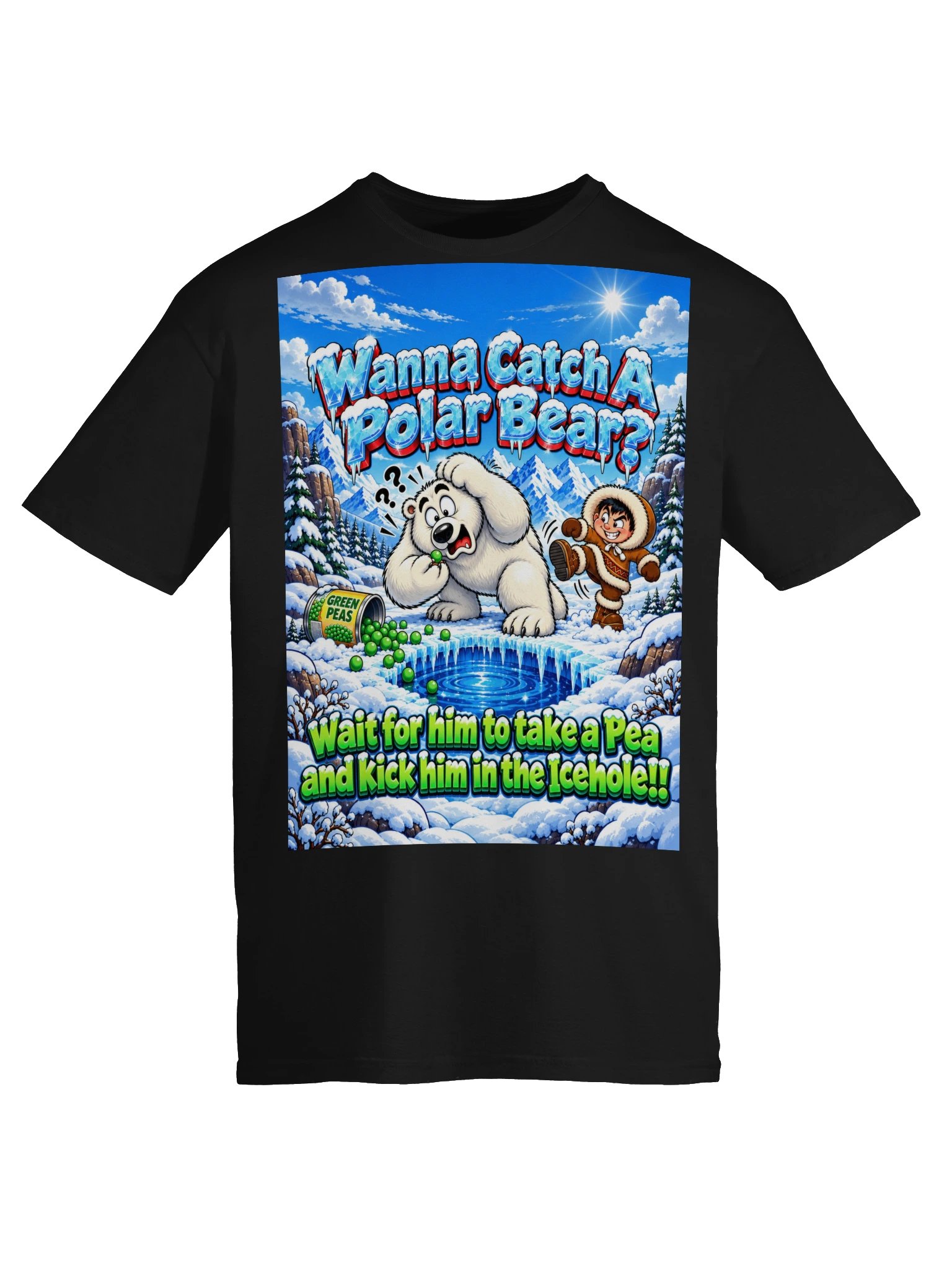 1 Earth Prints Polar Bear Gildan Unisex Softstyle T-Shirt product image (13)