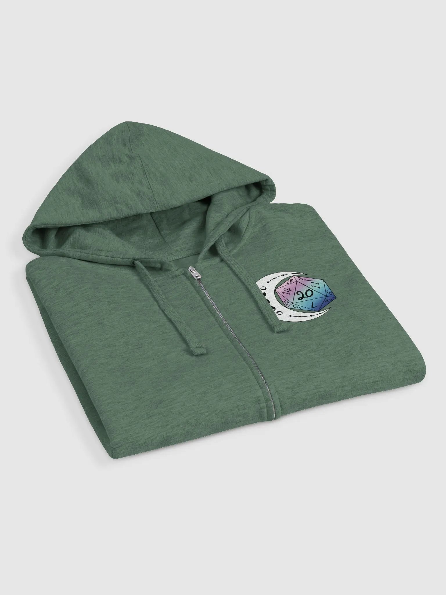 Gradient D20 Zip-Up Hoodie product image (3)