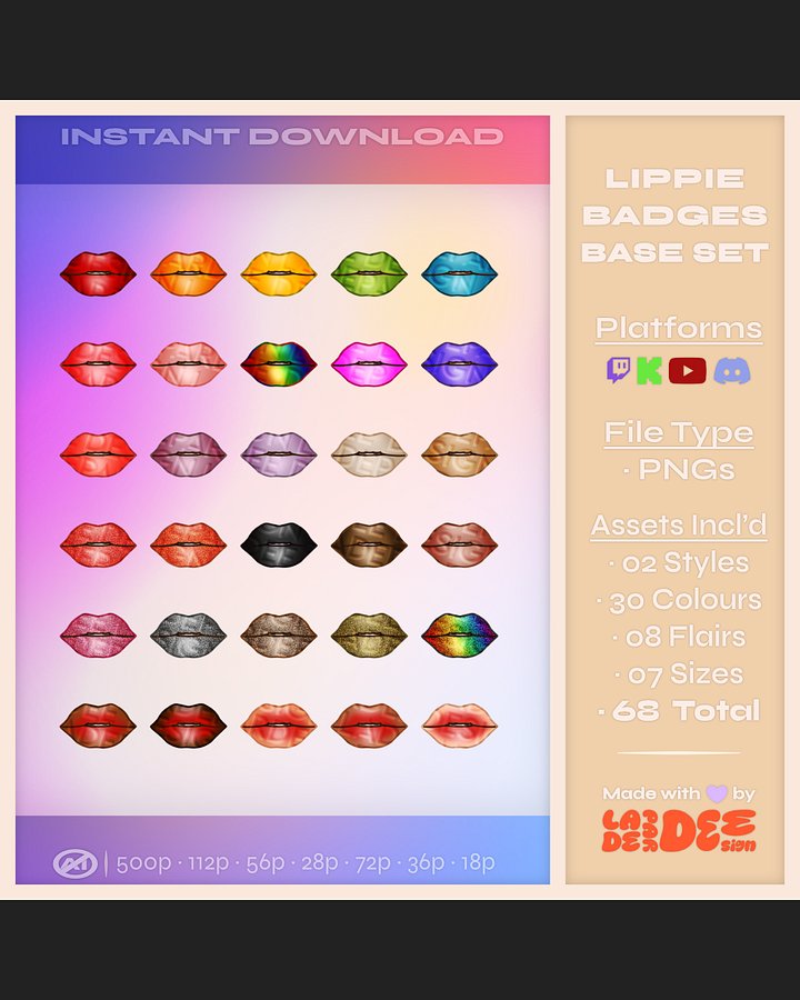 Lippie Badges [Base Set] product image (1)
