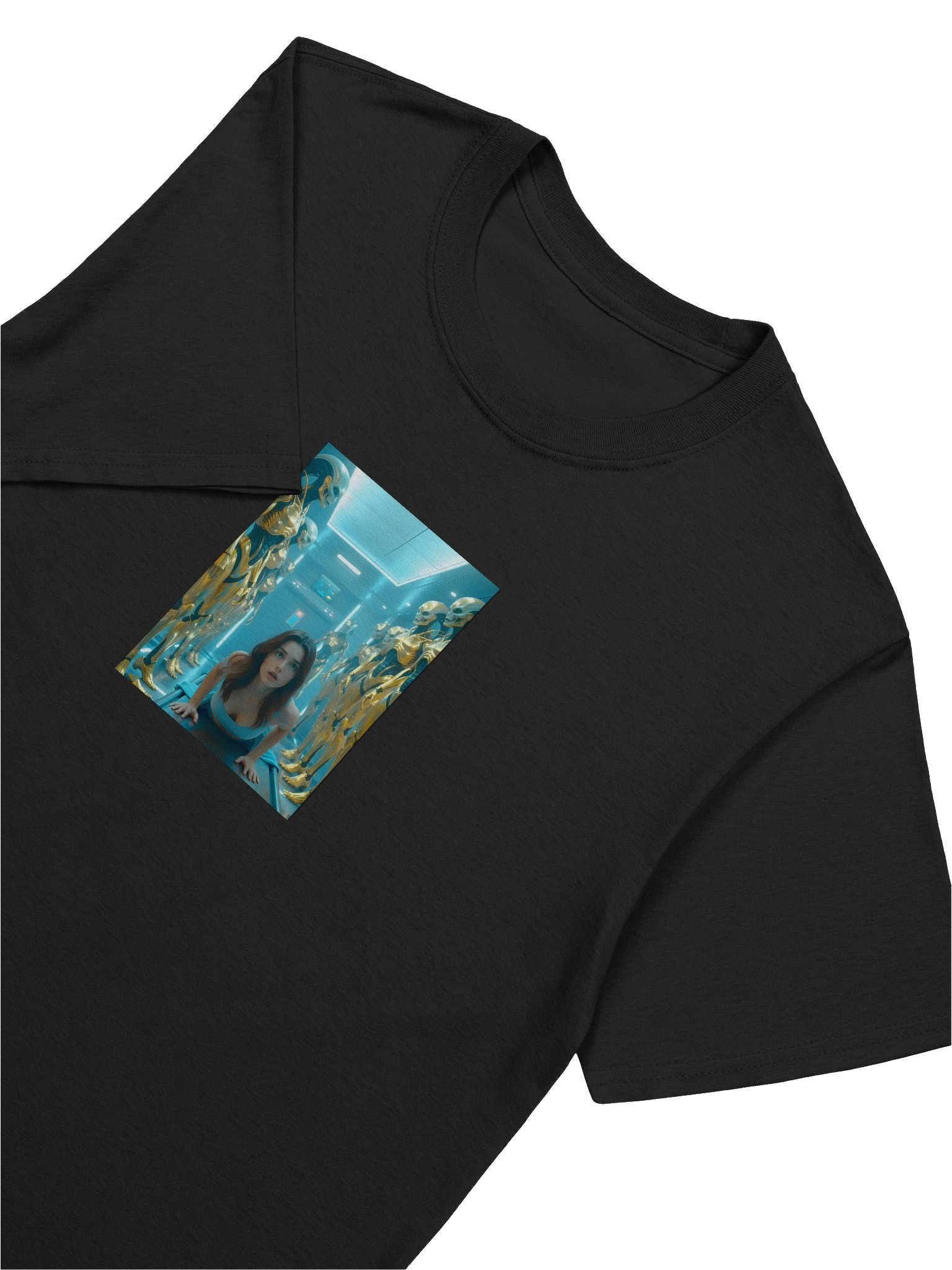Futuristic Alien Abduction T-Shirt product image (7)