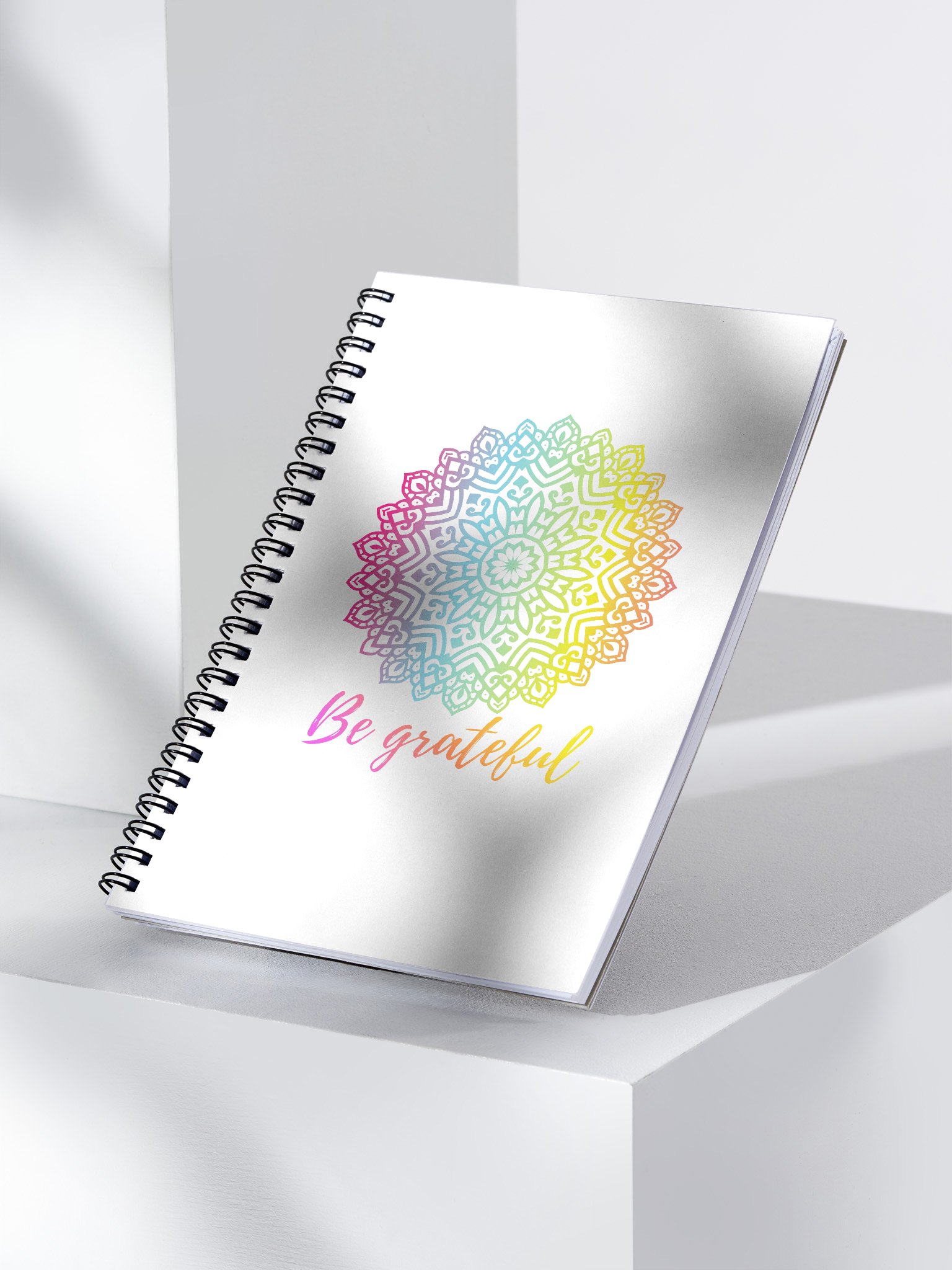 ''Be grateful'' notebook product image (3)