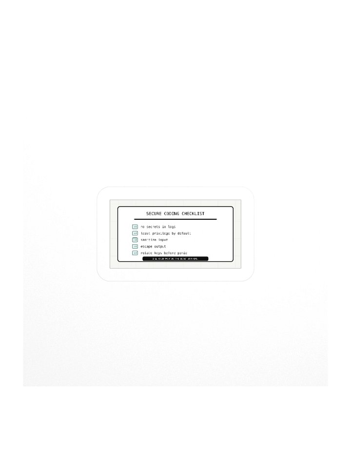 Secure Coding Checklist Sticker product image (2)