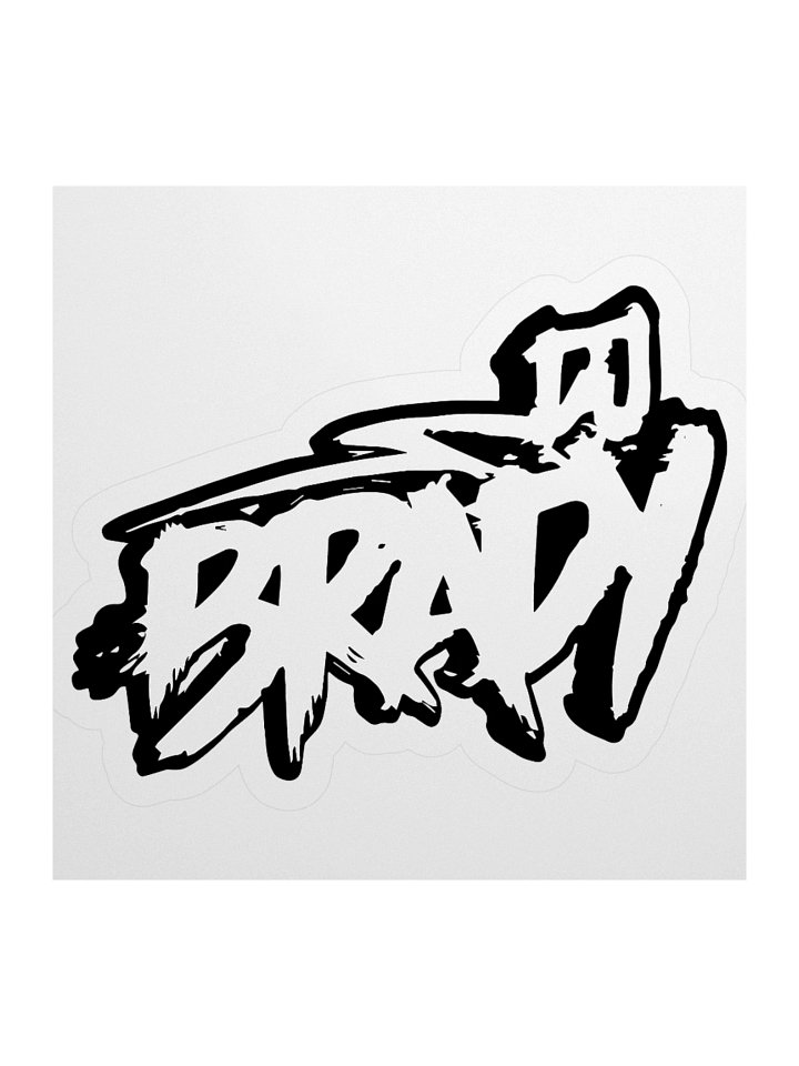 Graffiti DJ Brady Logo Kiss Cut Stickers product image (1)
