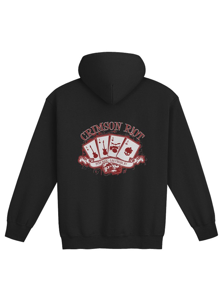 Crimson Riot Card Hoodie product image (1)