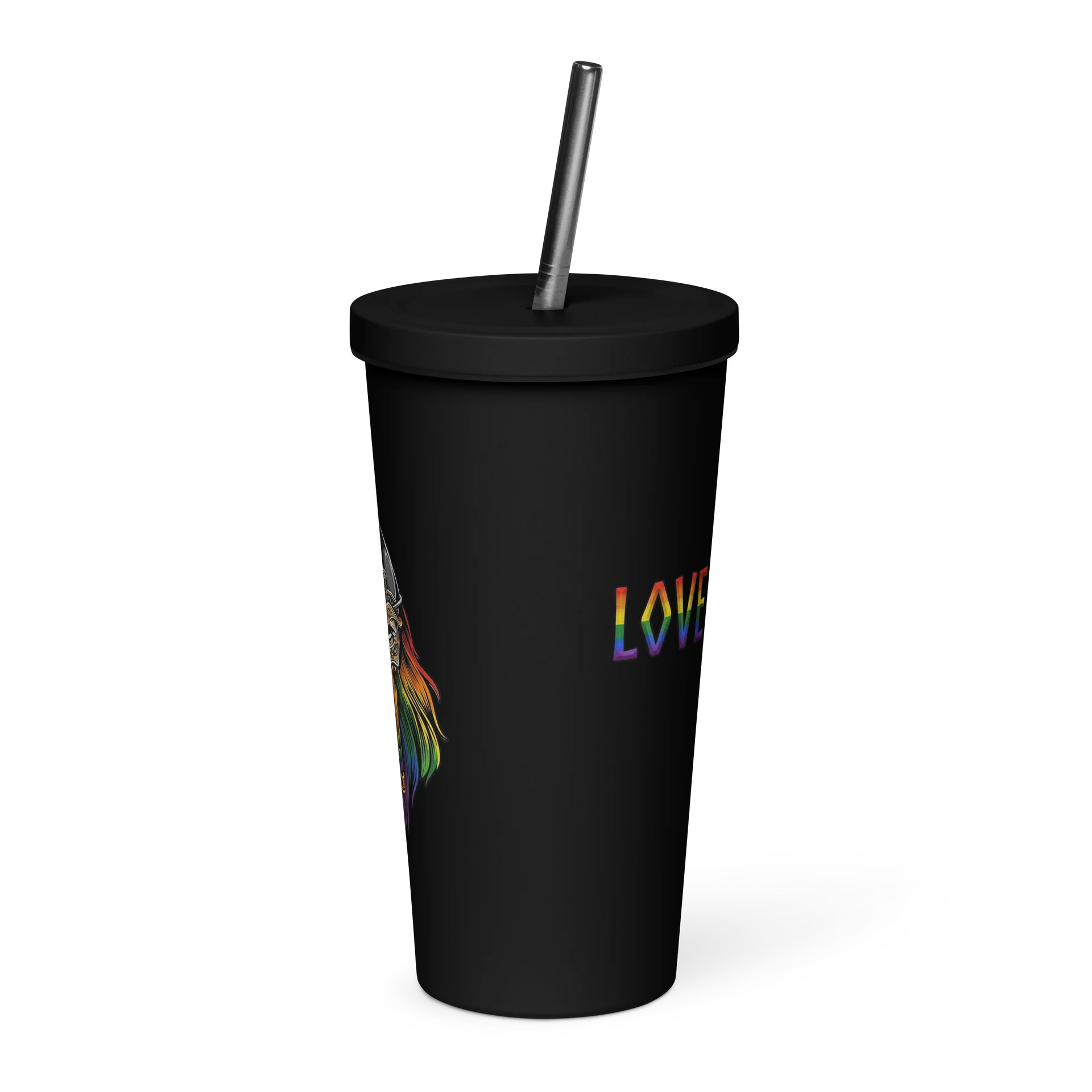 Love Is Love Rainbow Viking Tumbler product image (1)