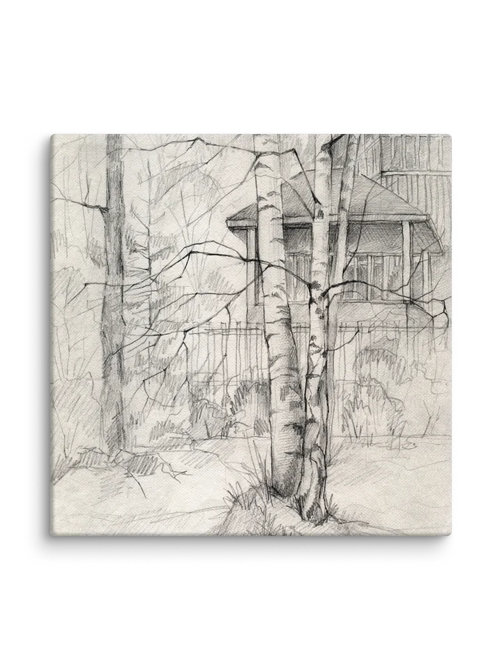 Blank Canvas: Unleash Your Artistic Vision - Dacha and Trees product image (2)