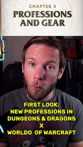 New Dungeons & Dragons professions for gathering and crafting are coming in the World of Warcraft book! They're looking prett...