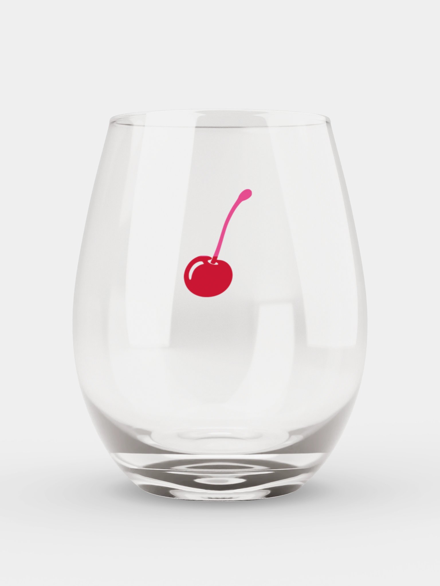 The Cherry Stemless Wine Glass product image (1)