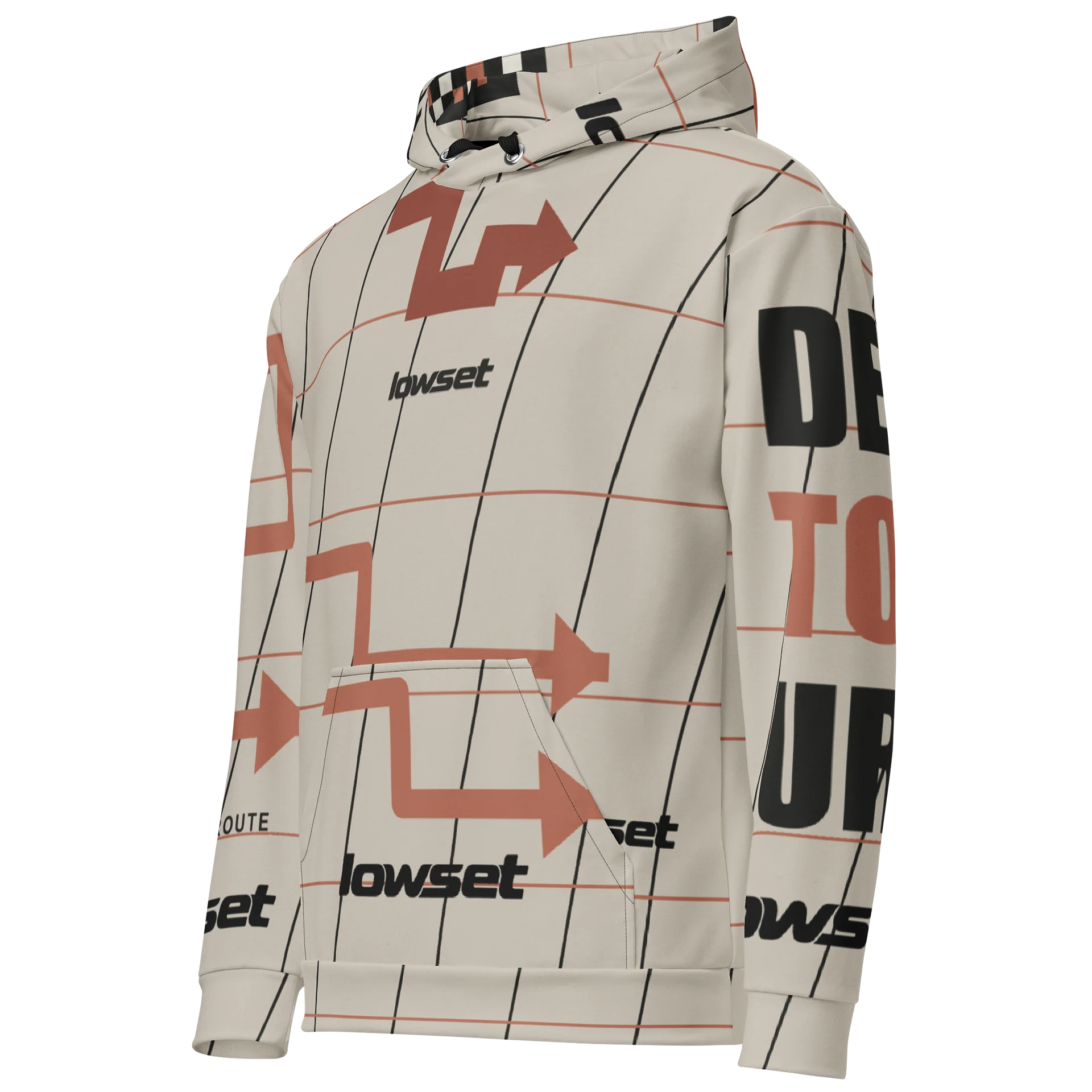LOWSET / DETOUR — AOP Hoodie product image (2)