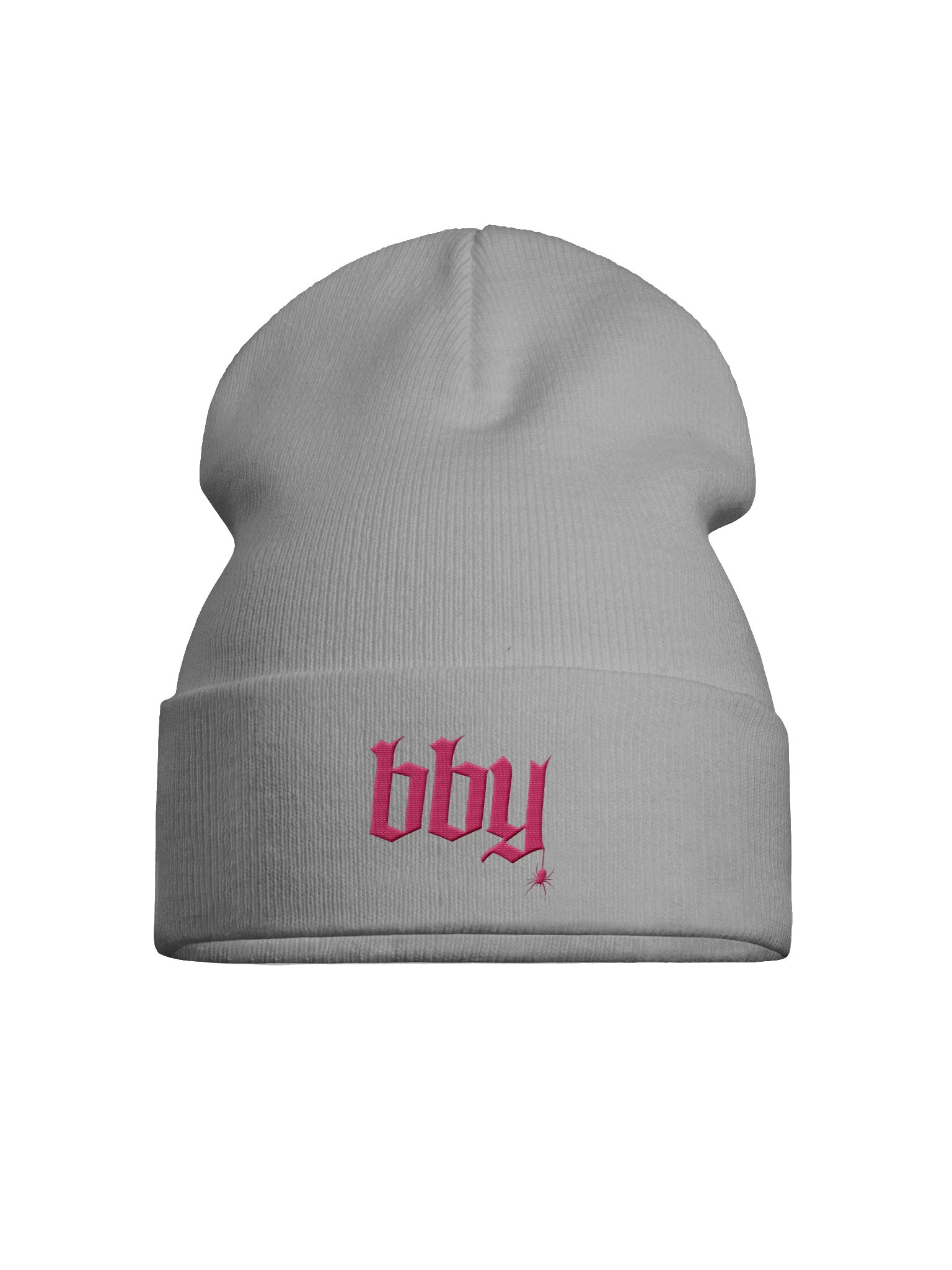 'BBY' Embroidered Knit Beanie product image (15)