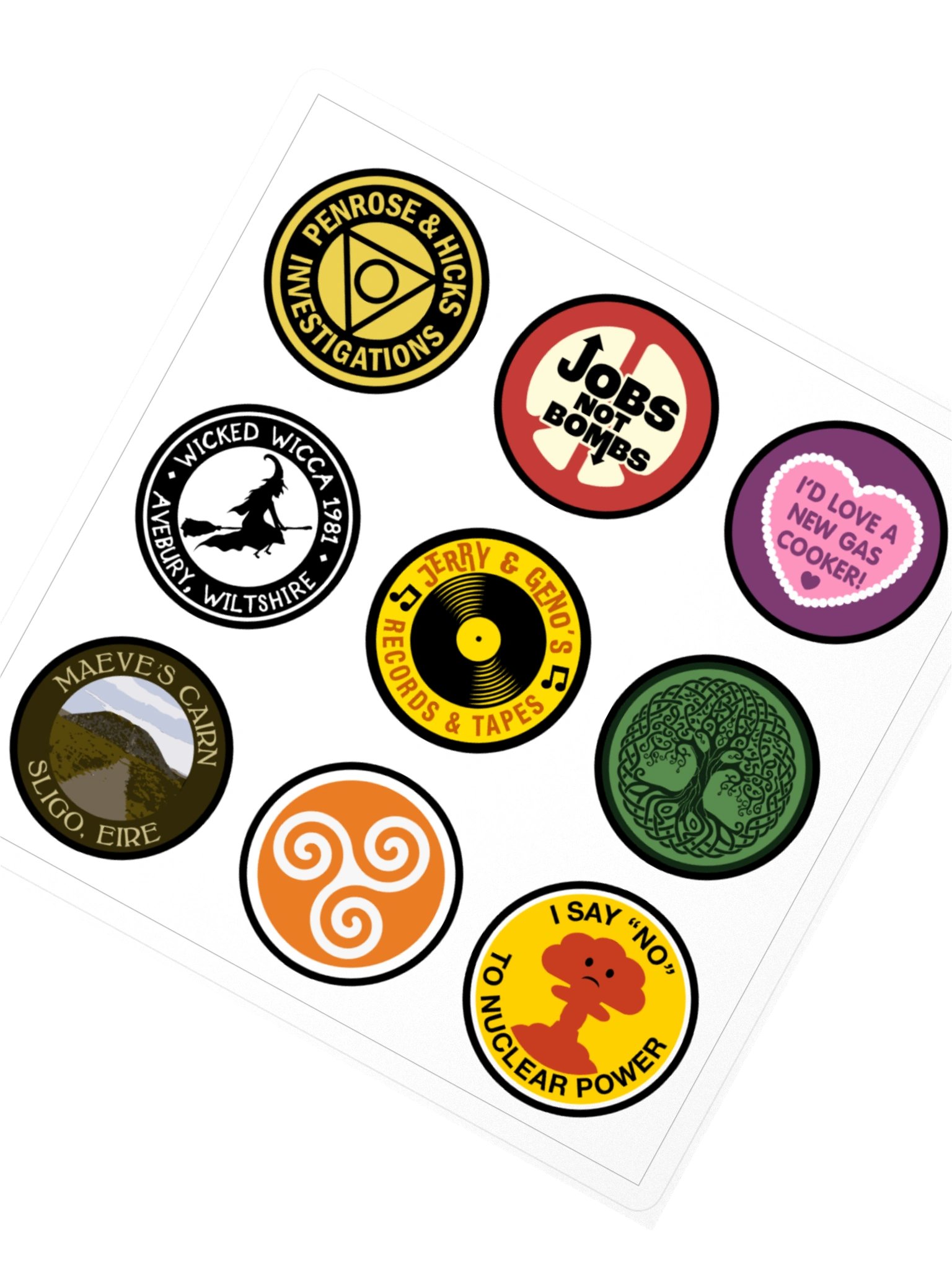 Ghost Town - Edith & Rina's Stickers product image (2)