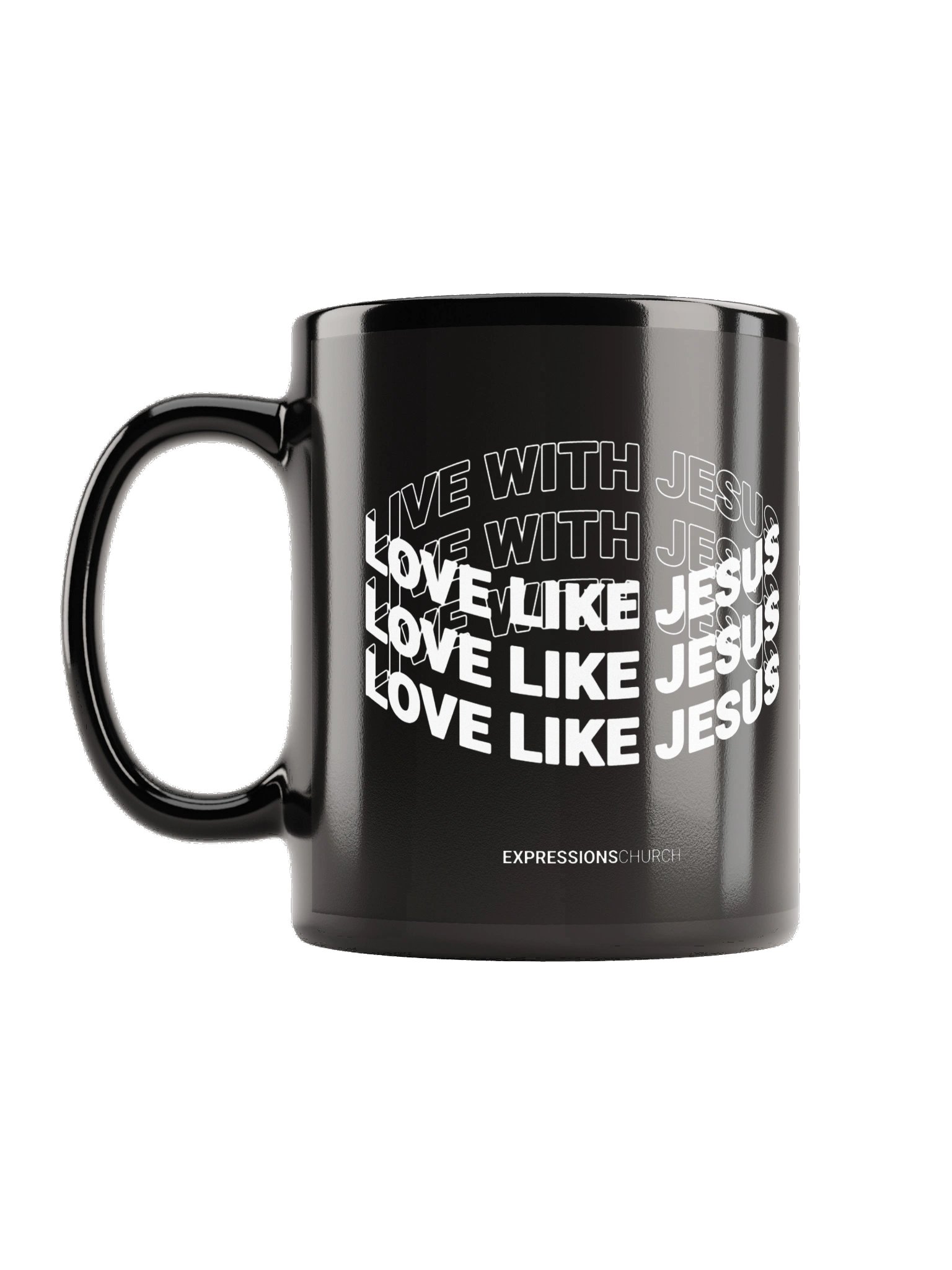 Love Like Jesus Black Mug product image (1)