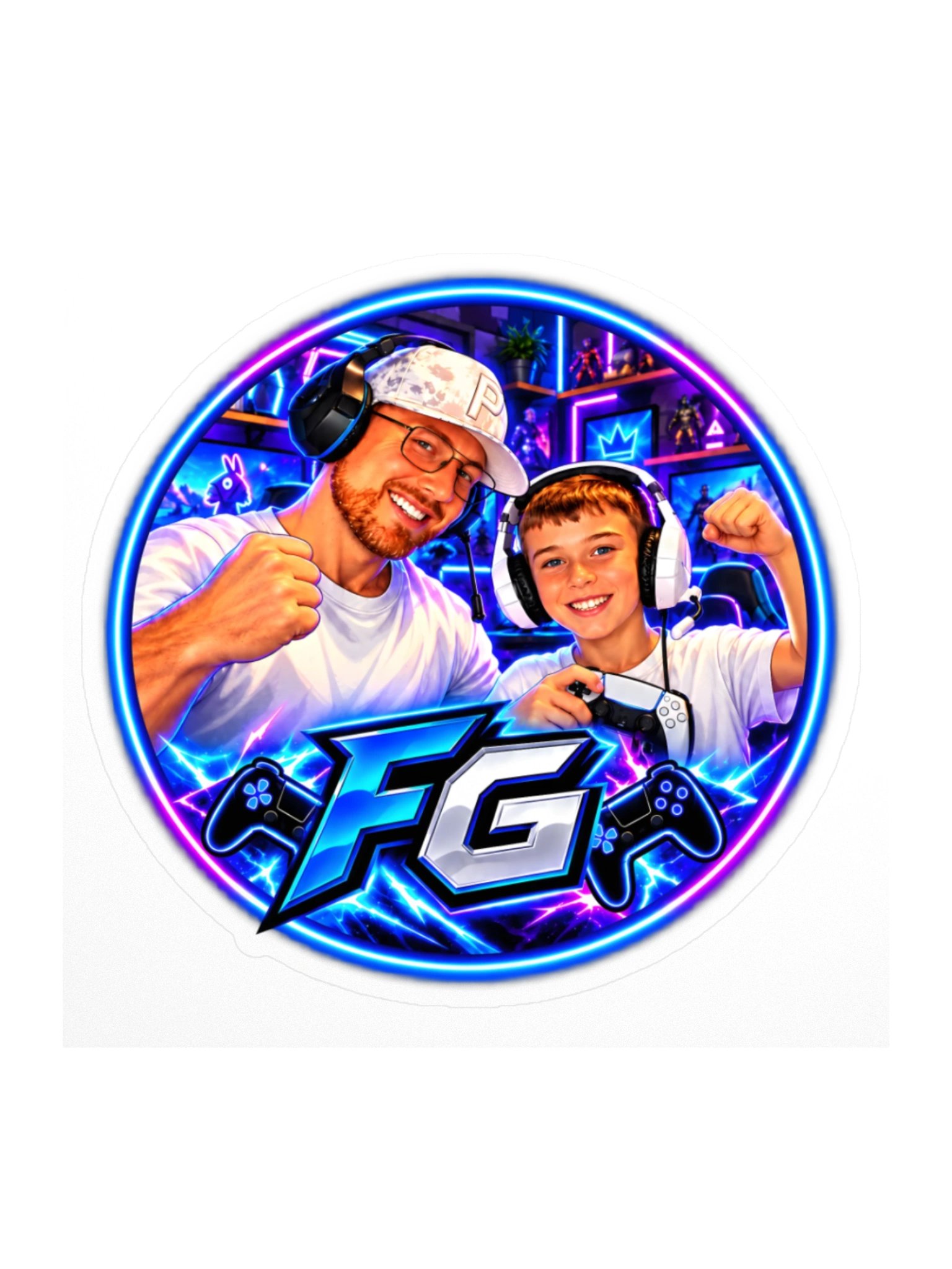 Freefalln Gamers Profile Picture Stickers product image (1)