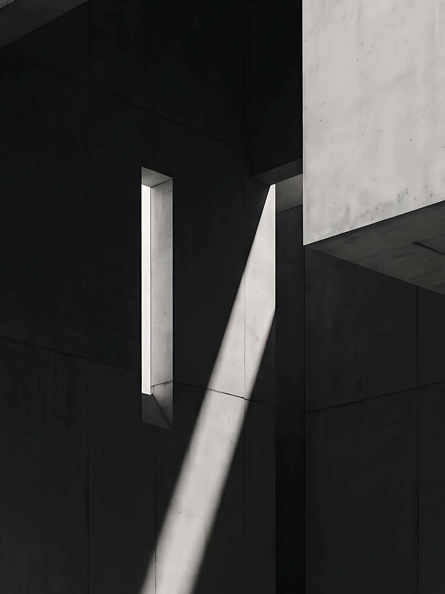 Brutalist Light - Minimalist Concrete Architecture Wall Art product image (3)