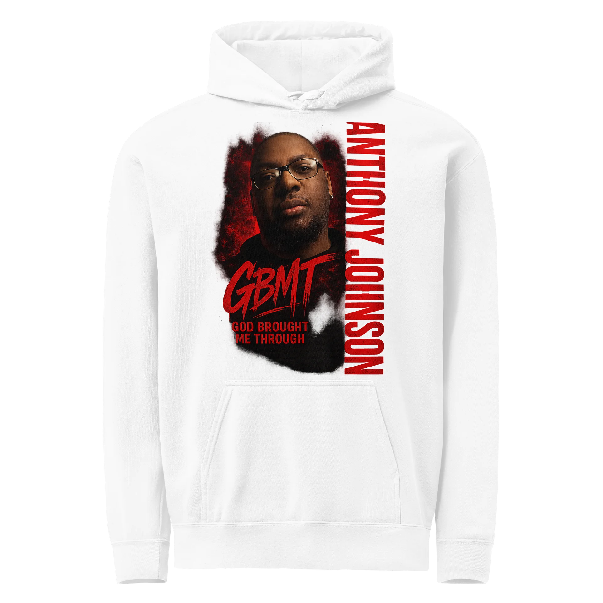 Anthony Johnson Signature Hoodie – God Brought Me Through product image (1)