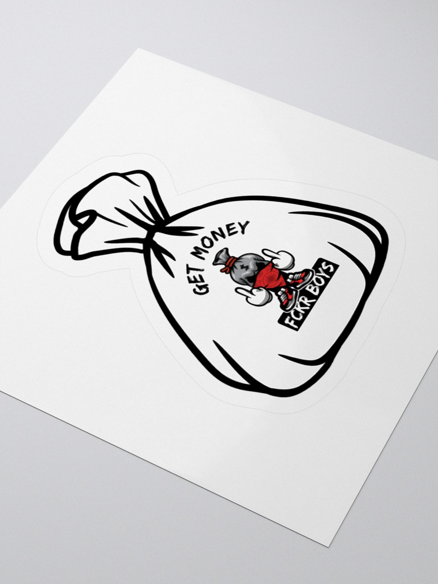 GET MONEY FCKR BOY Stickers product image (6)