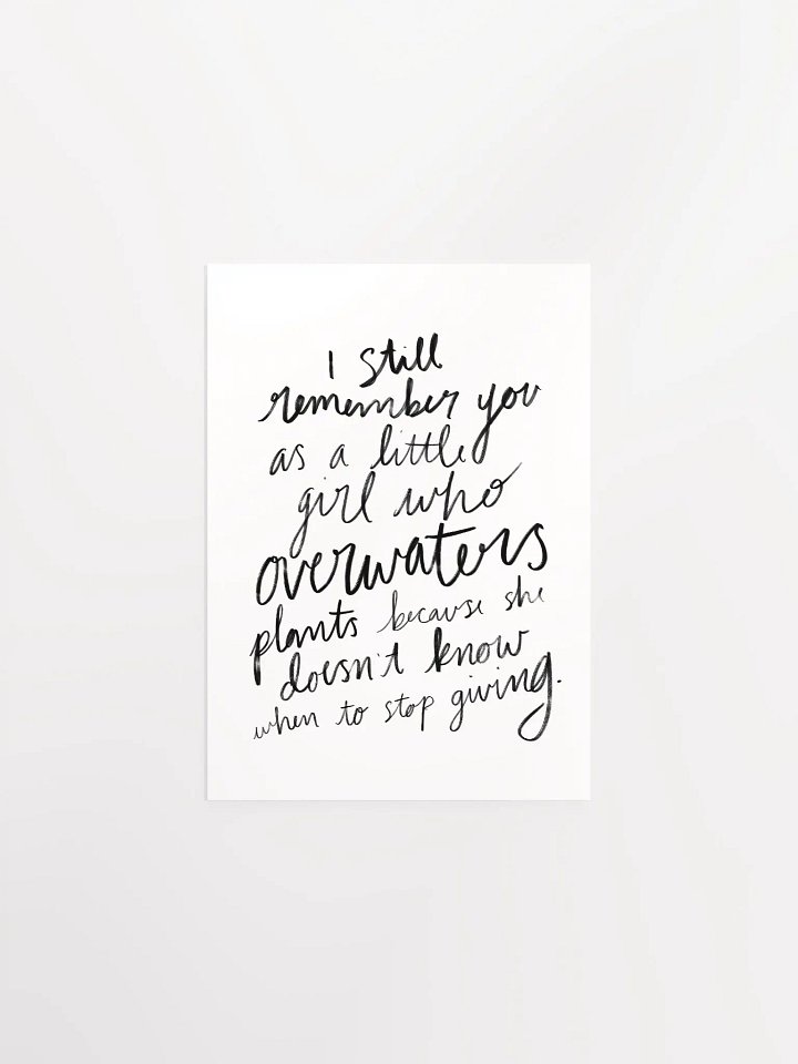 Overwatering Plants Art Print product image (3)