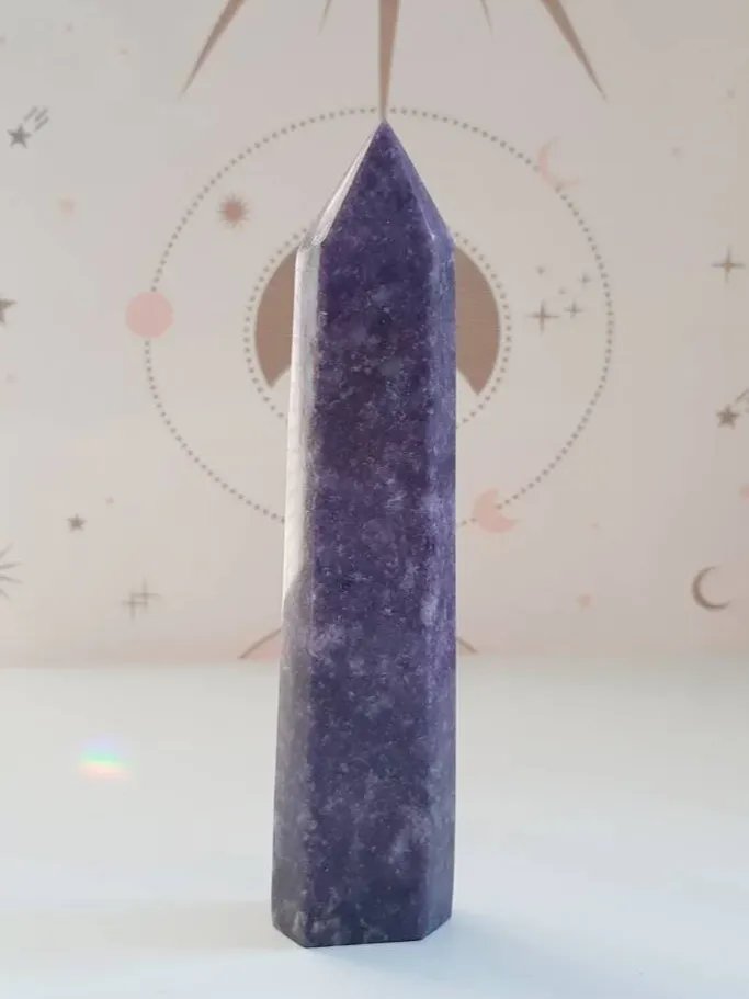 16.25 cm lepidolite tower product image (4)