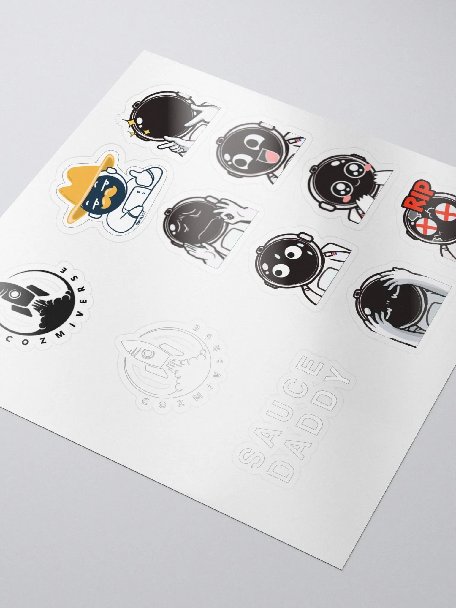 Emote Sticker Sheet product image (4)