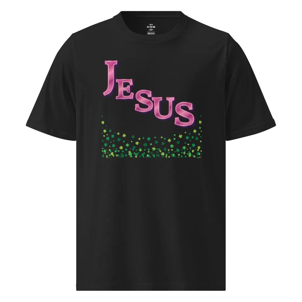 Divine Purple Jesus Athletic Tee product image (1)