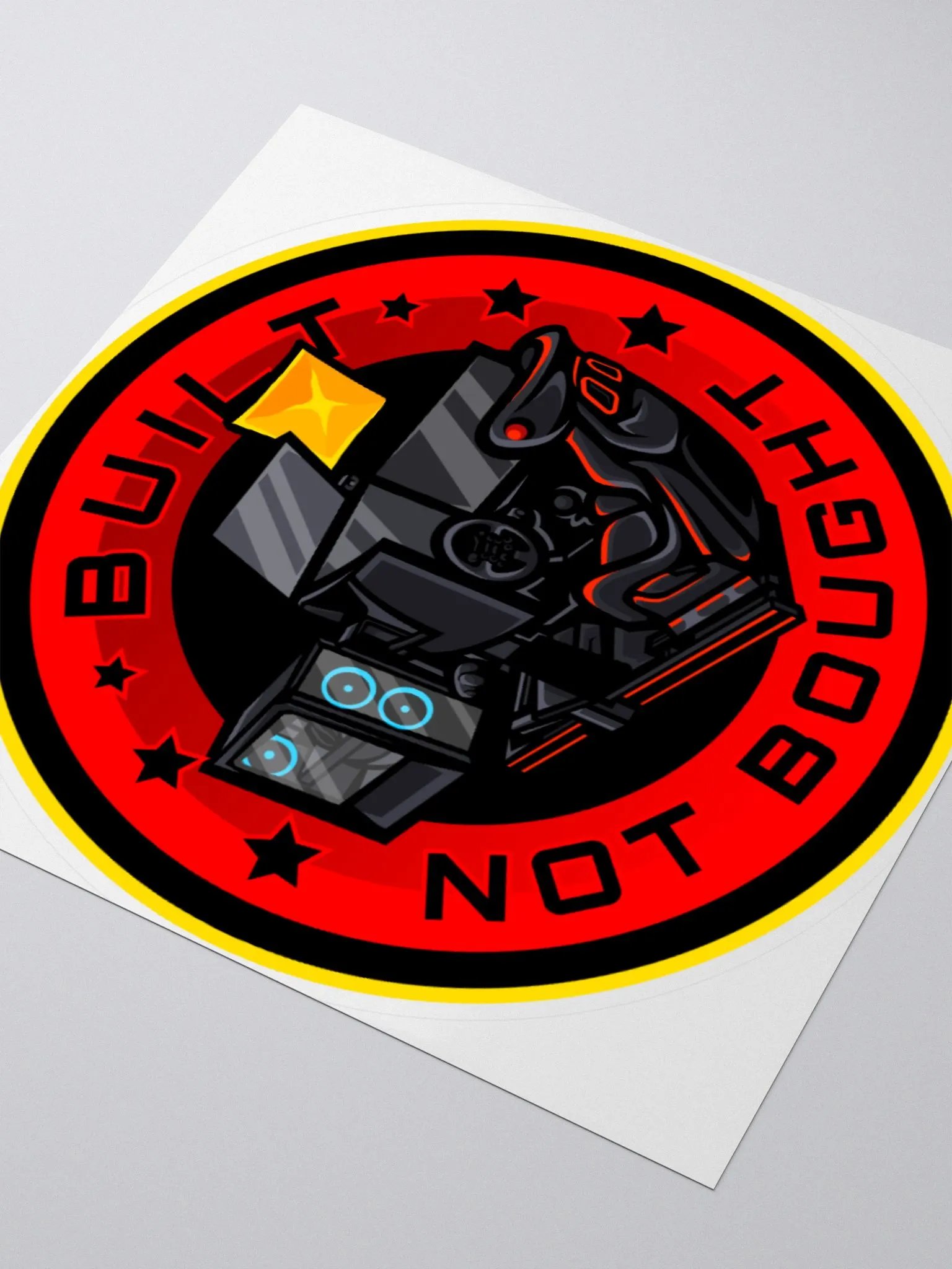 Built Not Bought Sticker product image (3)