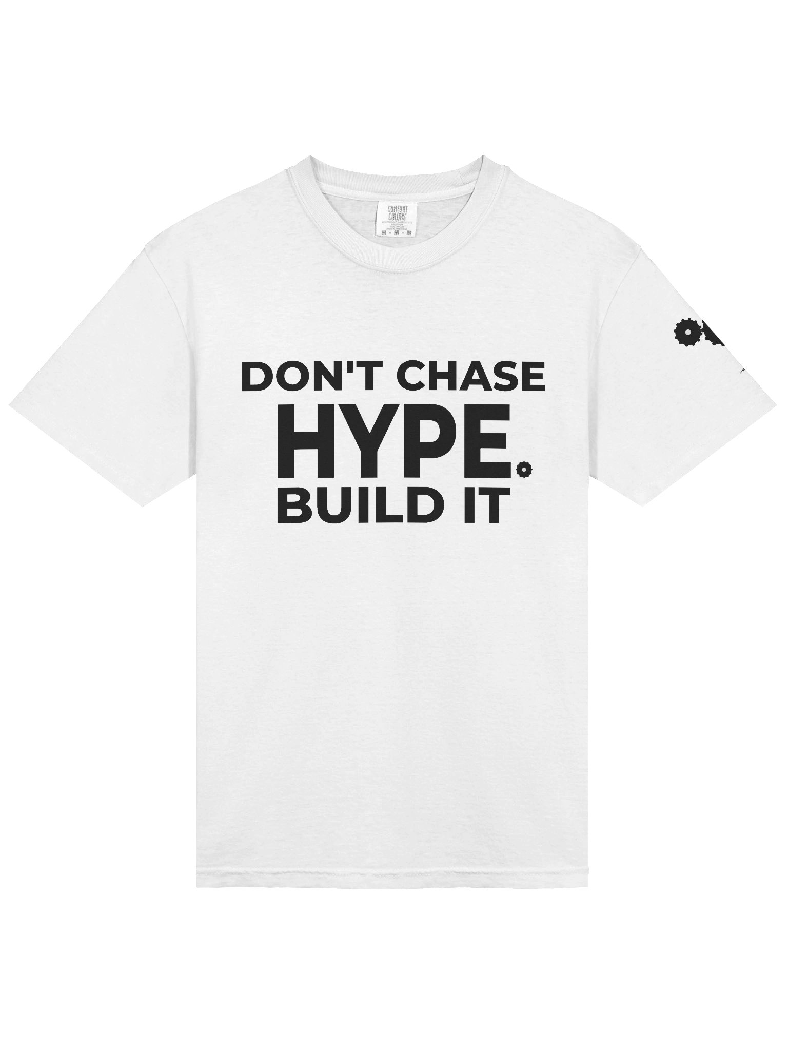 Don't Chase The Hype Relaxed Fit Tee - black logo product image (13)
