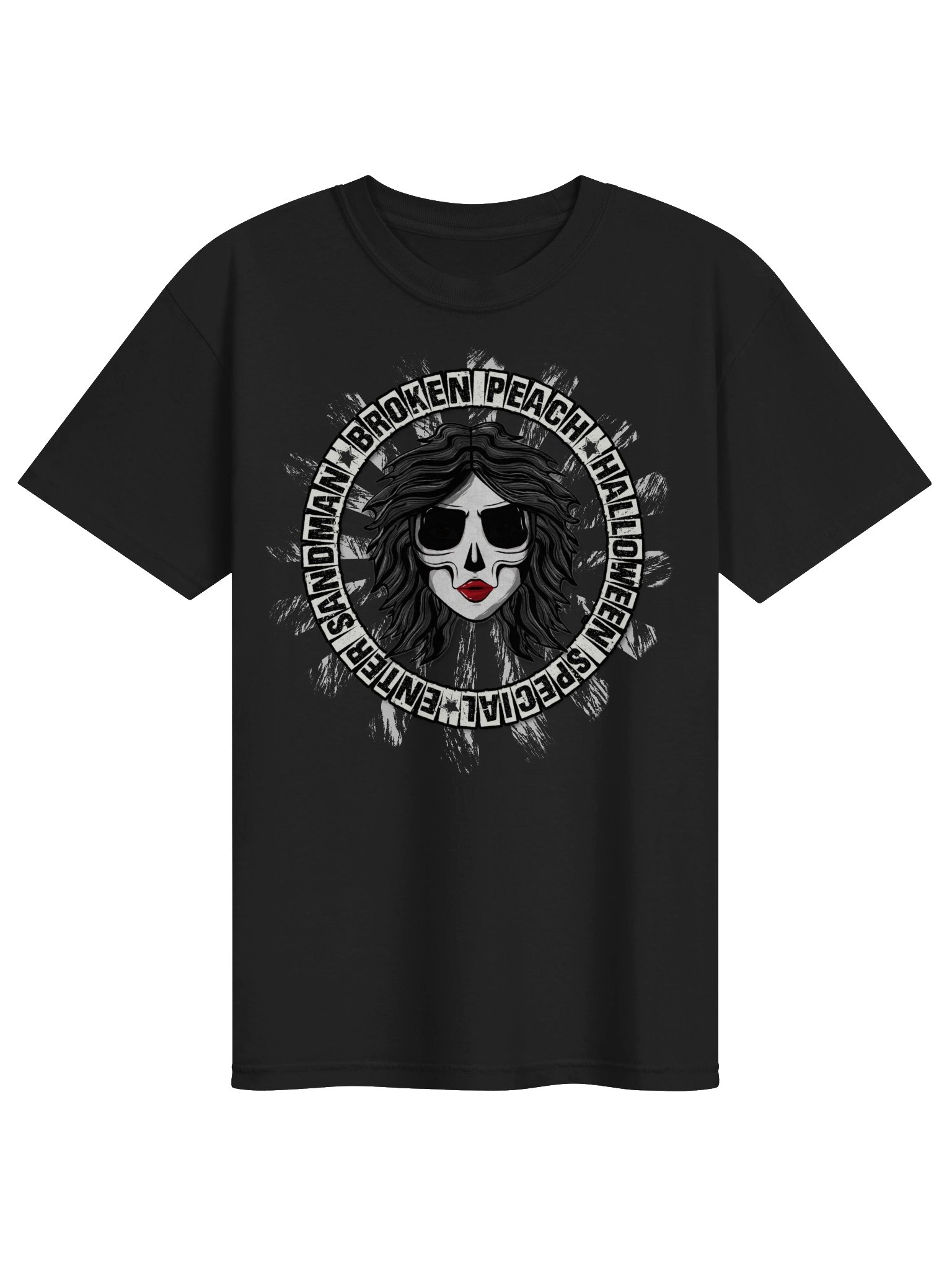 Broken Peach – Enter Sandman Halloween T-Shirt product image (1)