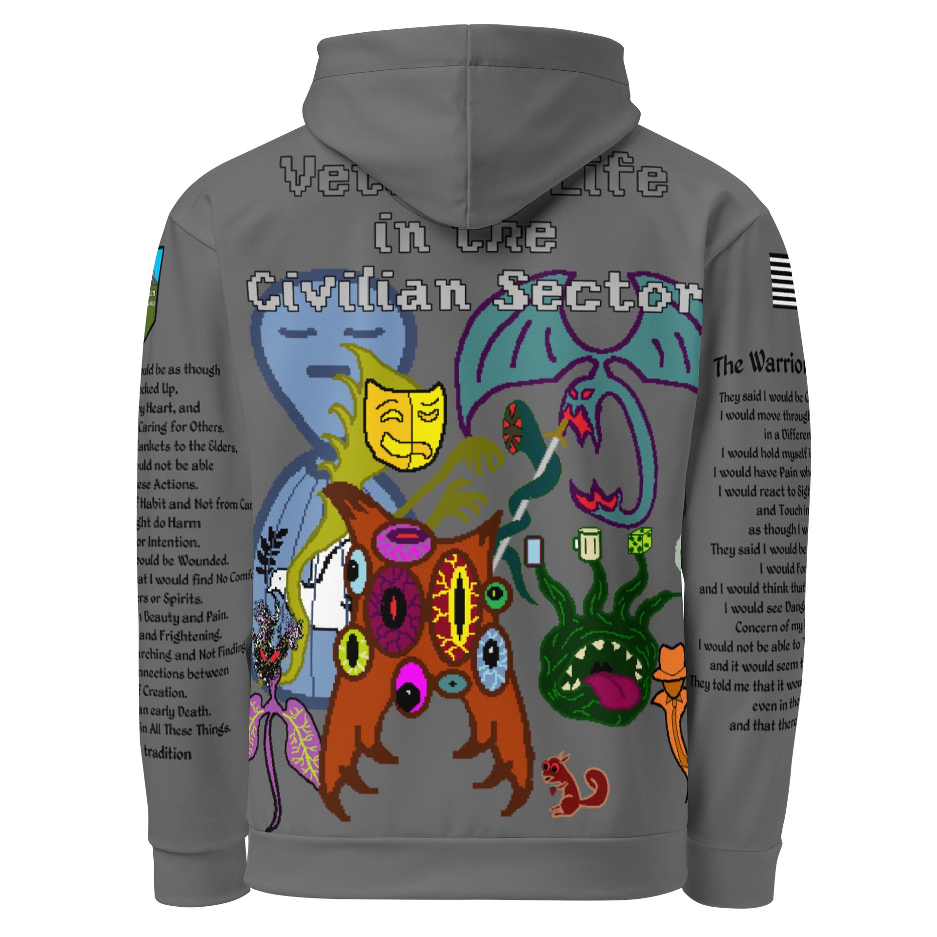 Stick Vet's Demons Hoodie Custom Sleeve product image (4)