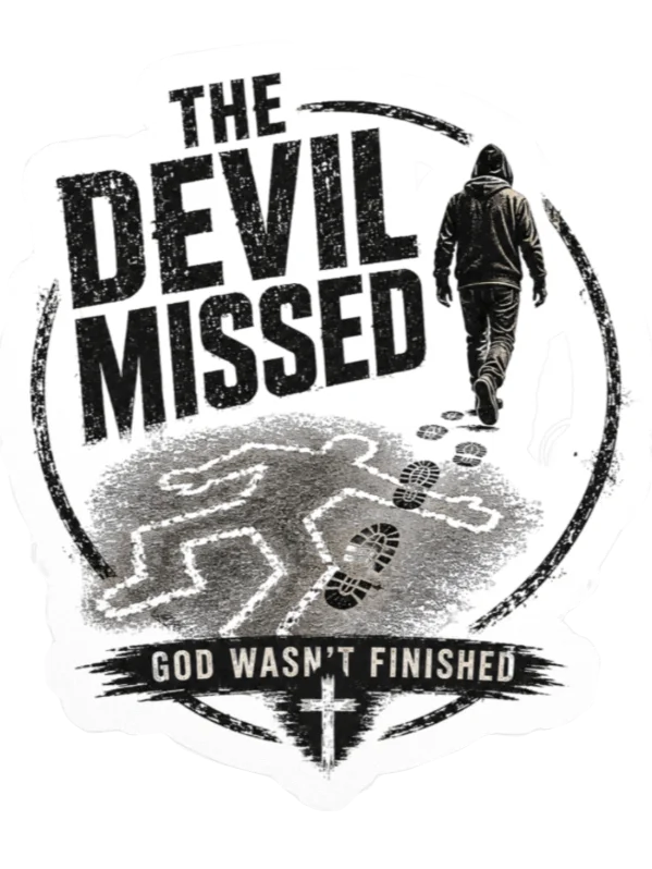 The Devil Missed Sticker product image (1)