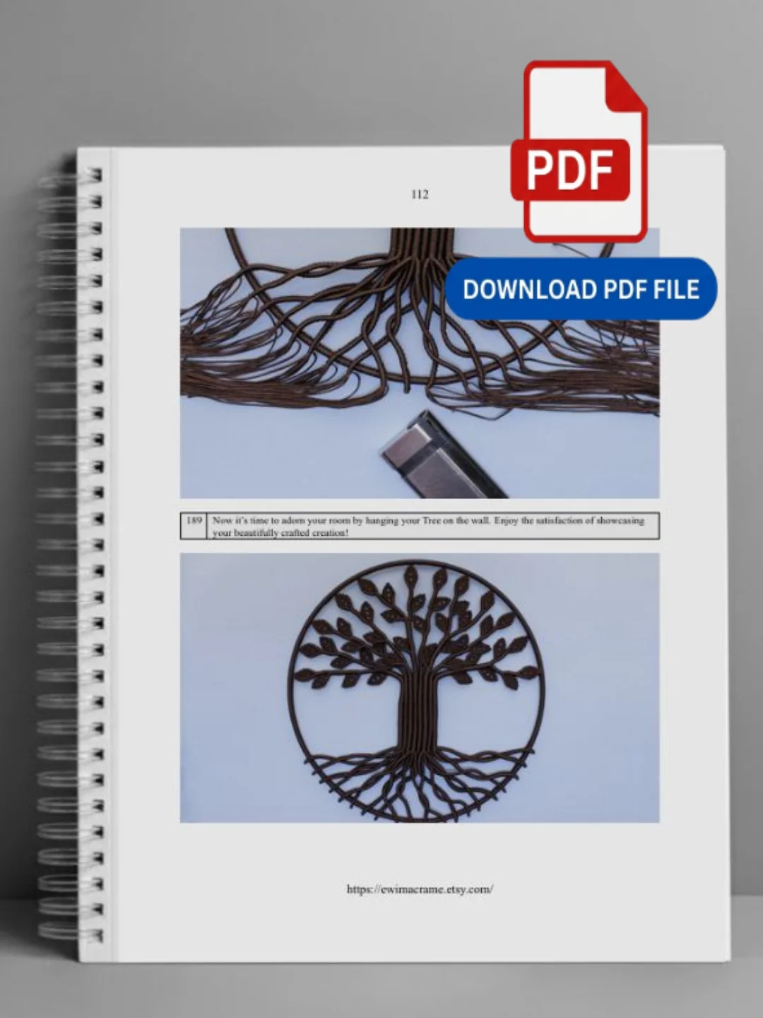 Micro Macrame Tree — Photo Tutorial product image (5)