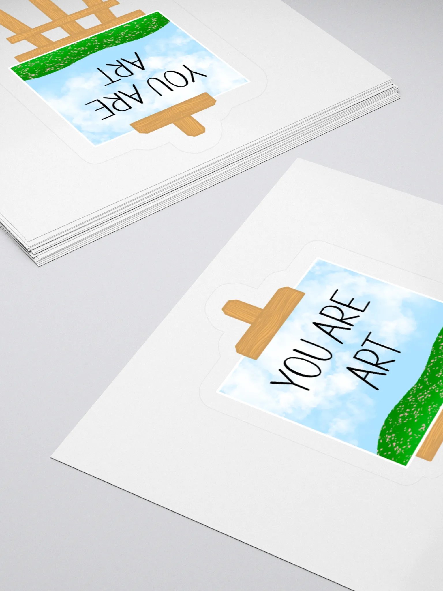 You Are Art Sticker product image (4)