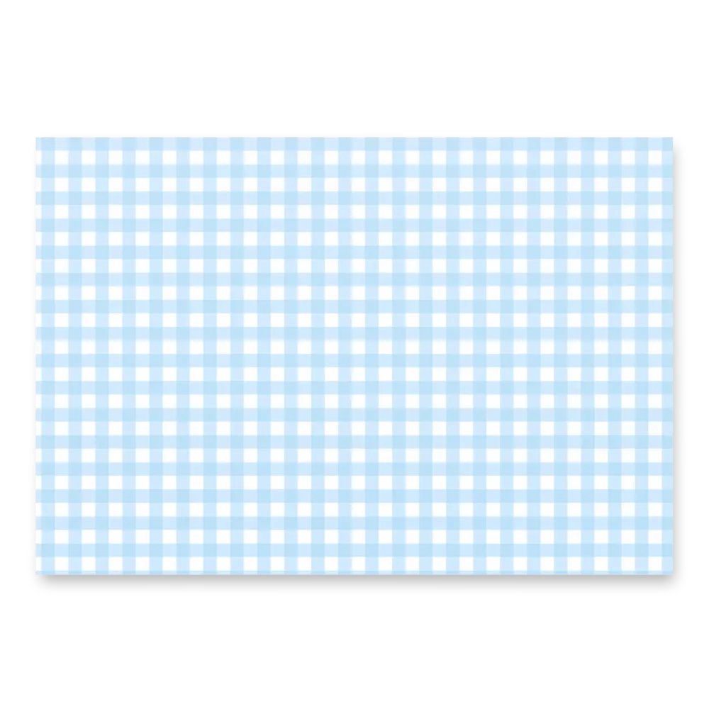Classic Blue Gingham Gift Wrap Set (Set of 3) product image (2)
