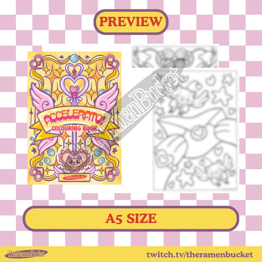 'ACCELERATO!' Colouring Book - A5 product image (2)