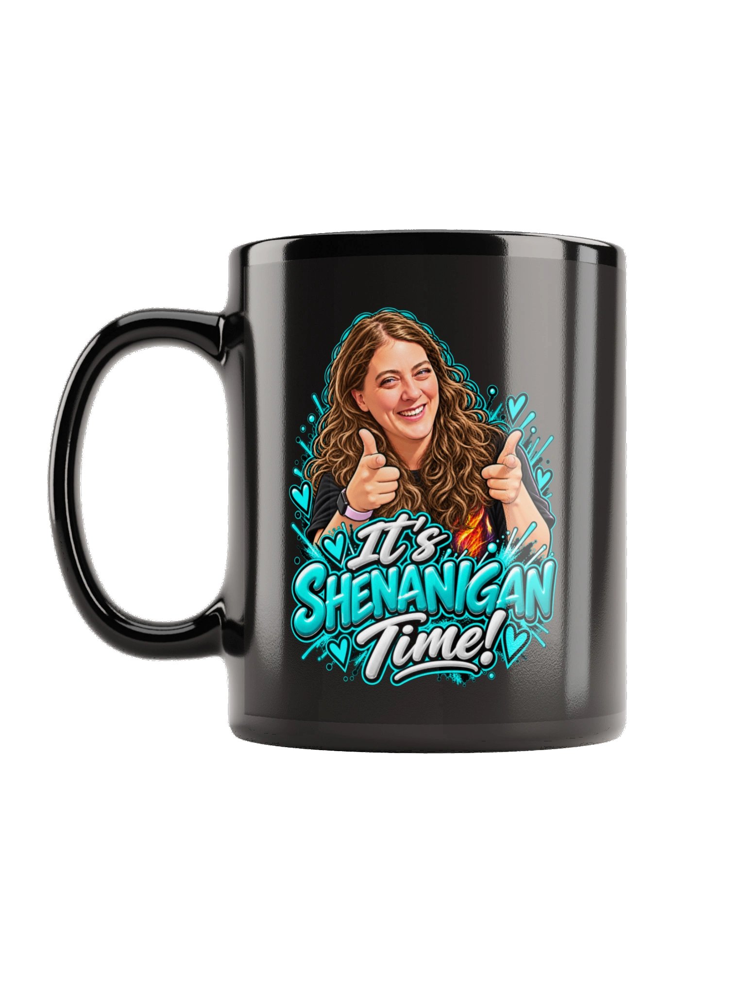 It's Shenanigan Time Black Glossy Mug product image (1)