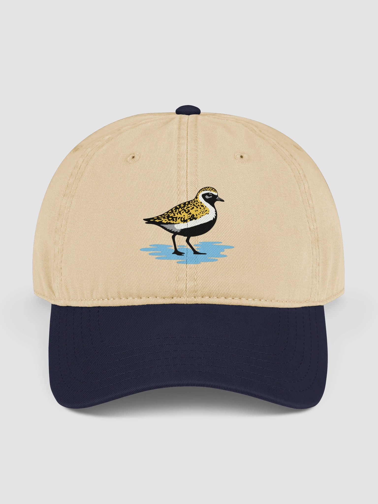 Golden Plover Printed Garment-Washed Hat | Shorebird Dad Cap | Bird Lover Gift product image (5)