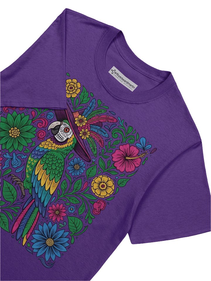 Dia de Muertos Parrot Design T-Shirt product image (15)